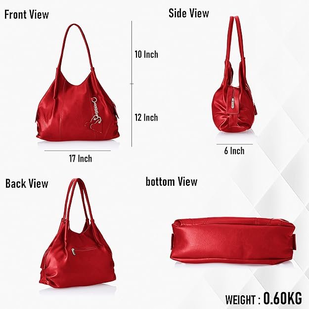 Fostelo Women's Style Diva Satchel Tote Handbag for Women | Ladies Purse | Stylish Shoulder Bag | Gift For Women - Image 3